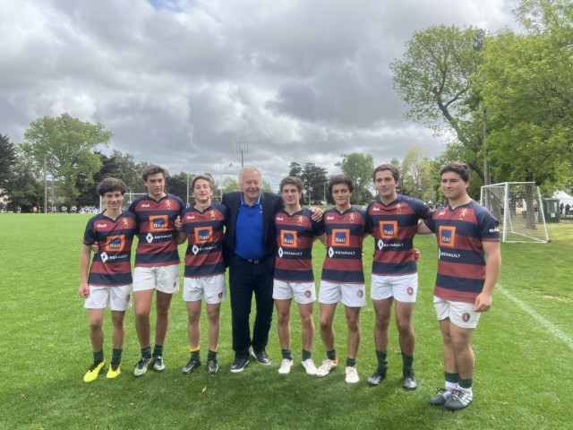 SIR WILLIAM "BILL" BEAUMONT VISITS THE SCHOOL AND OLD BOYS & OLD GIRLS CLUB